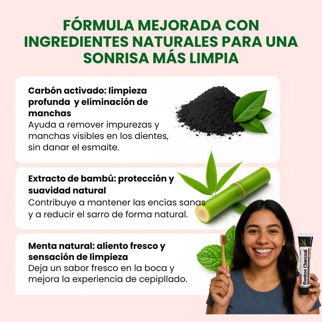 Charcoal® – Frescura y limpieza natural en tu rutina dental