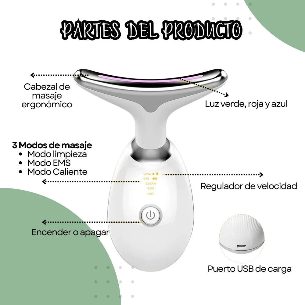 Masajeador Facial Reafirmante y Reductor de Papada