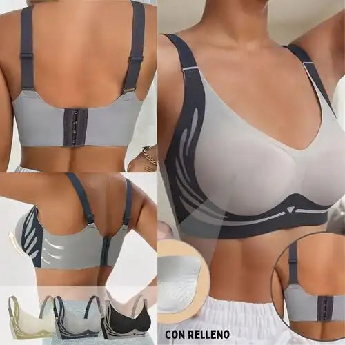 SILUET Brasier Push Up Antigravedad– Realce Natural y Soporte sin Varillas