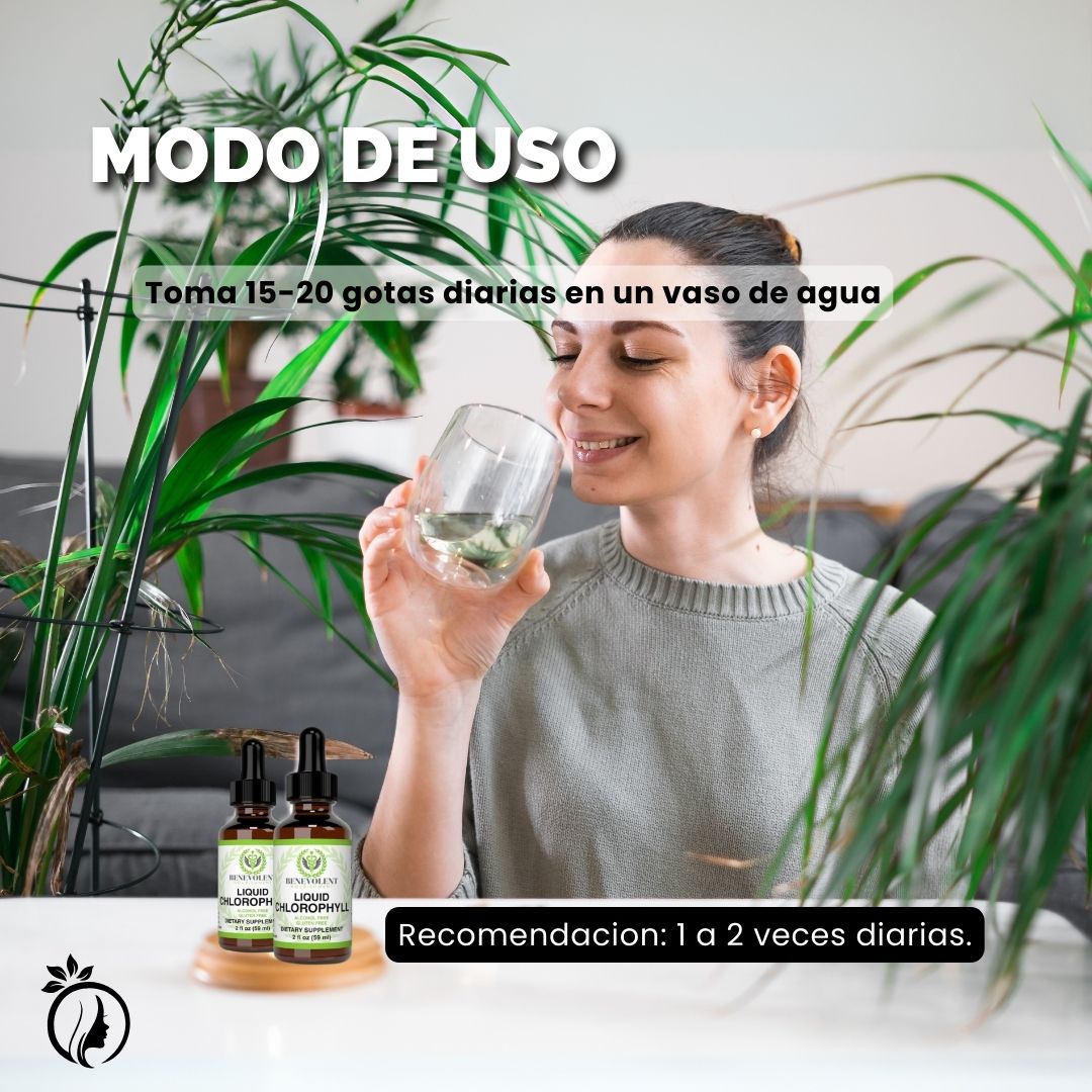 Clorofila Líquida – Limpia tu cuerpo desde adentro