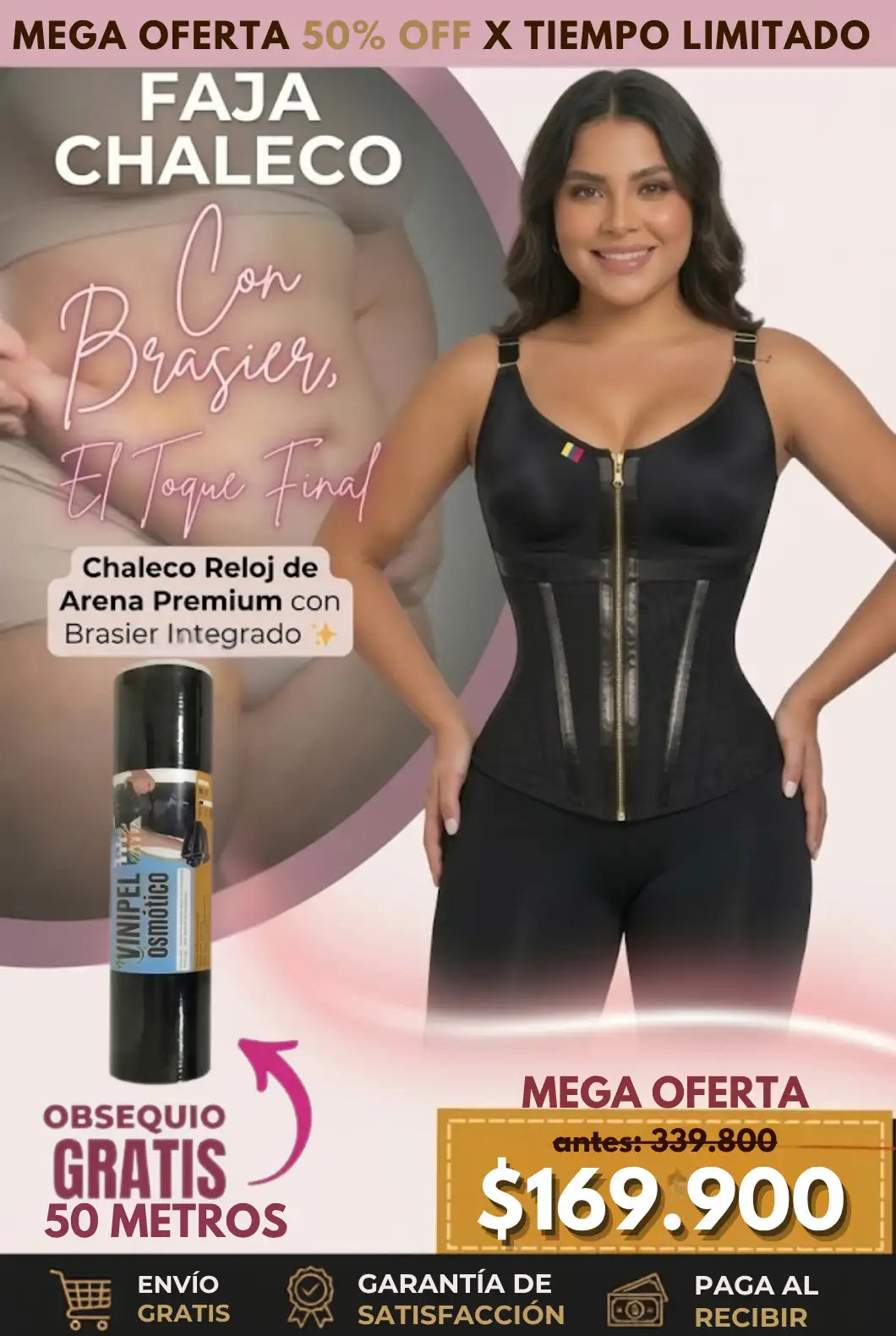 Chaleco Reloj de Arena Premium con Brasier Integrado ✨