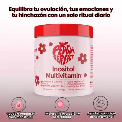 Inositol + Multivitaminas: Un aliado para la salud hormonal y la fertilidad natural