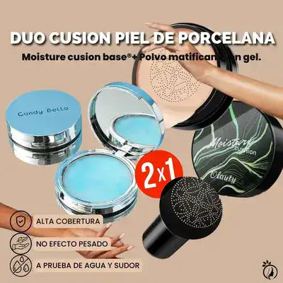 Duo Porcelana: Base + Matificante Candy Bella