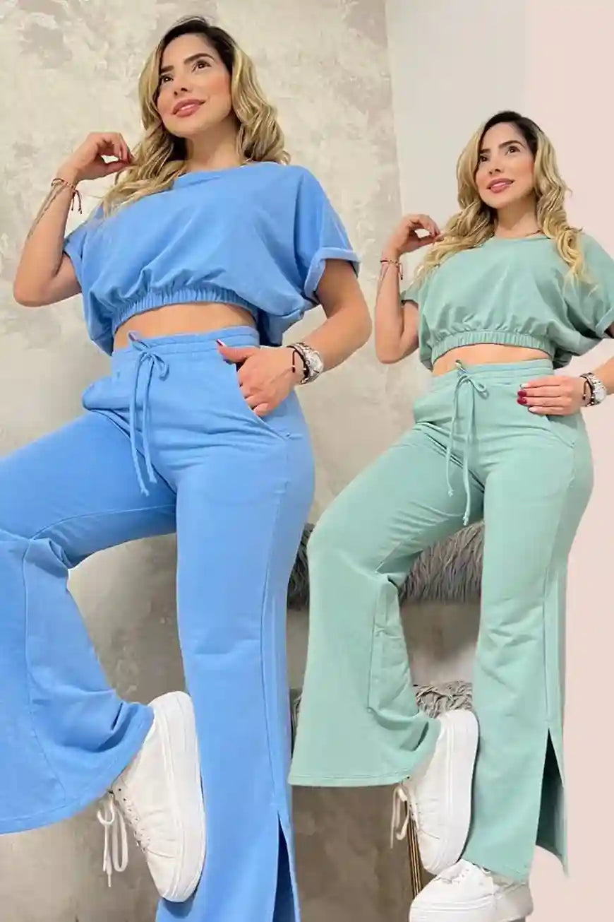 Conjunto Bota Campana con Abertura