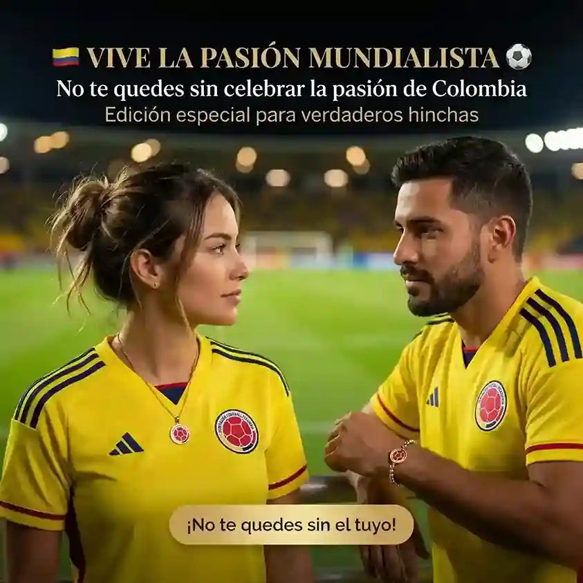 Combo Manilla + Cadena Selección Colombia 18K