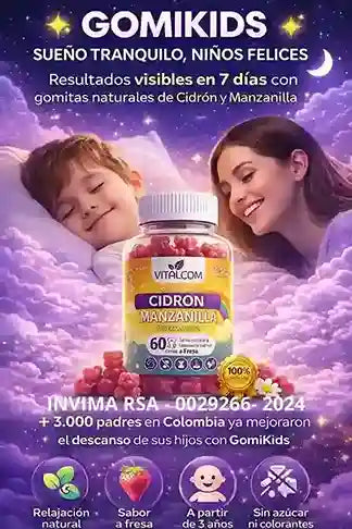 GOMIKIDS CIDRON MANZANILLA VITALCOM x60