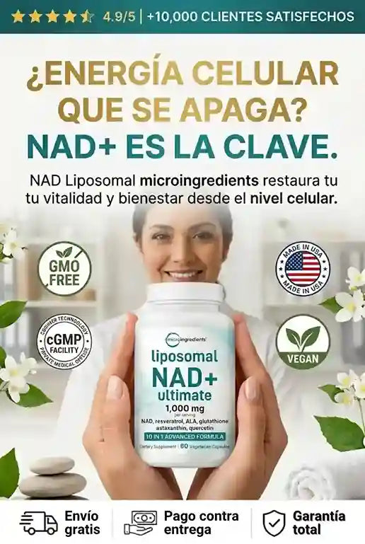 NAD+Liposomal capsulas bienestar diario✨