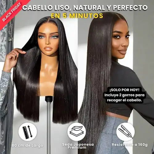 Tu look perfecto en segundos, sin maltratar tu cabello -BLACK FRIDAY