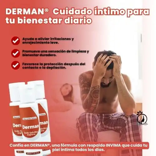 DERMAN® – Crema Íntima Antifúngica y Regeneradora con Registro INVIMA