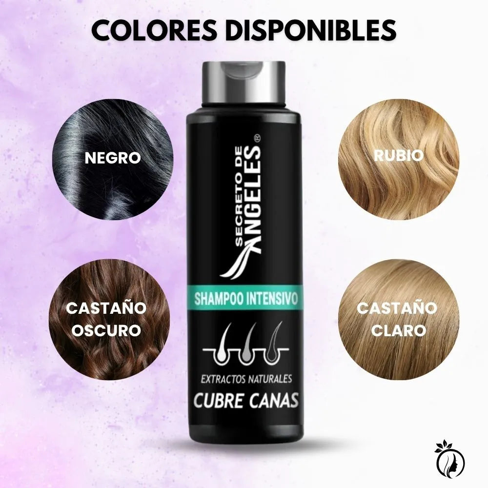 Shampoo Cubre Canas “Secreto de Ángeles” + Regalo Doble