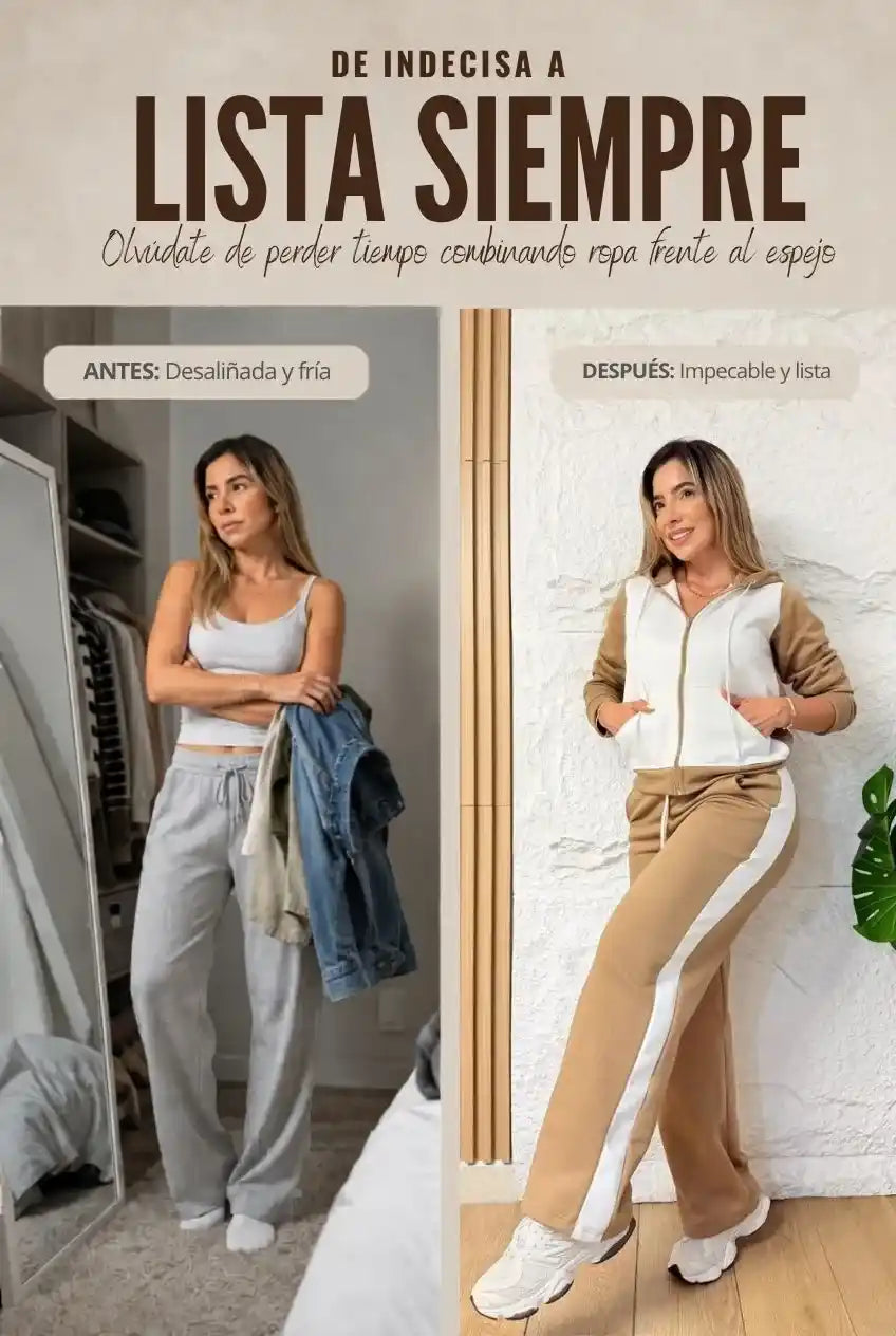 Set en Algodón Perchado 2 Piezas| Cómodo, Suave y Listo para Salir