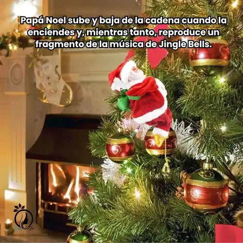 Papá Noel Escalador con Música