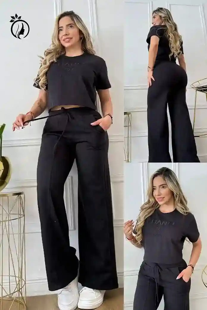 Conjunto Bordado Estilo Chanel