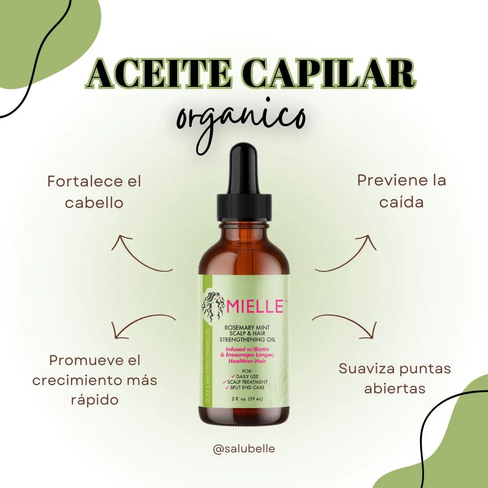 Mielle: Fortalece desde la raíz y estimula el crecimiento