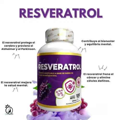 Combo Resveratrol+NAD     +Ashwagandha con INVIMA