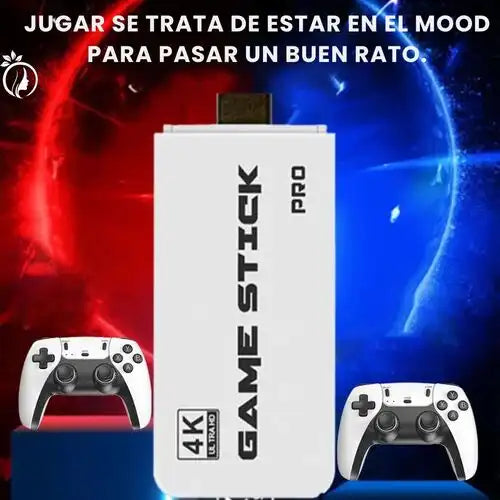 Gamestation Pro: 2 controles gratis + caja premium 4K