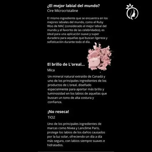 Color duradero para tus labios: Compra 3 y recibe 6