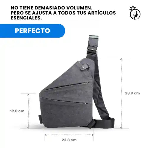 FlyHugz® Bolso Antirrobo Lleva Todo Seguro