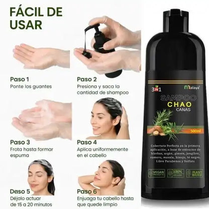 Malaya® Shampoo 3 en 1 + Kit Capilar de Regalo 💜