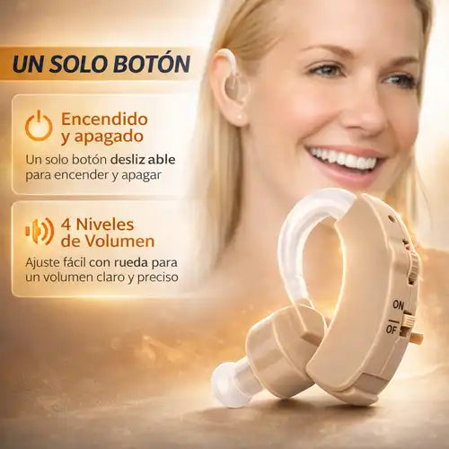 Audífono Amplificador de Sonido – Escucha con Más Claridad y Comodidad