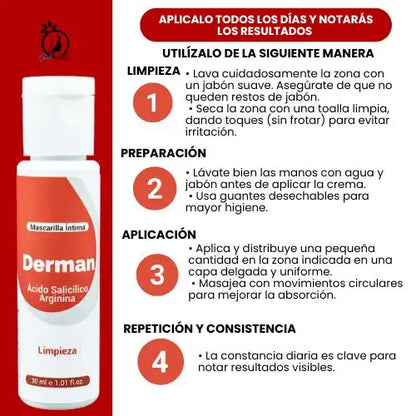 DERMAN® – Crema Íntima Antifúngica y Regeneradora con Registro INVIMA