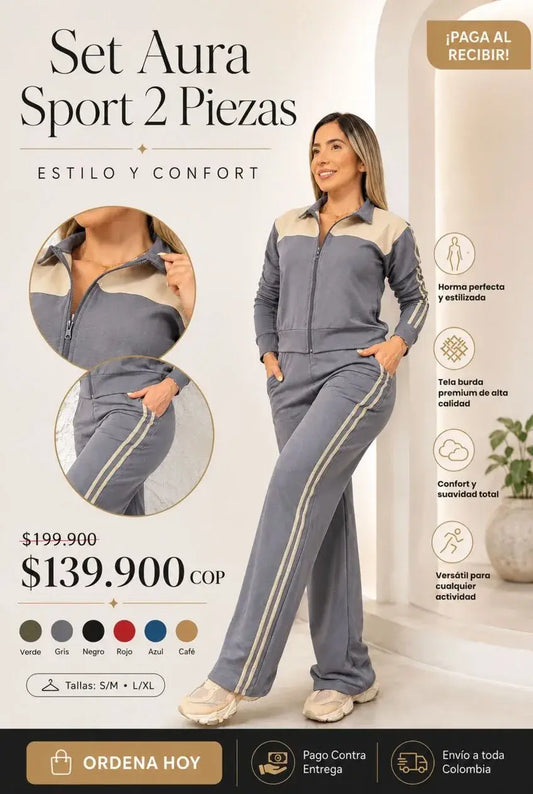 Set Aura Sport 2 Piezas | Estilo y Confort