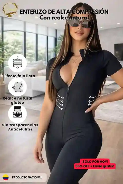 Enterizo CurvyFit de Alta Compresión