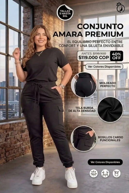 Conjunto Cargo Tela Burda Premium