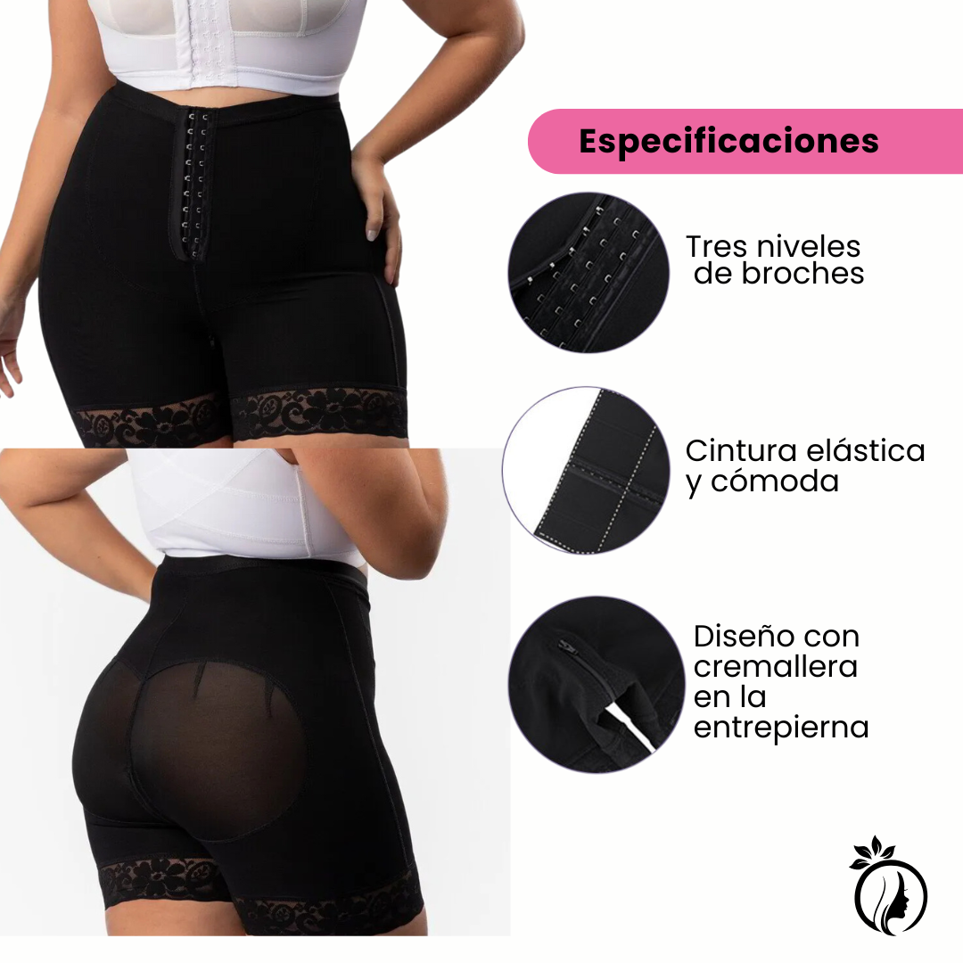 Curvalux® – Panty moldeador de tiro alto con cremallera invisible