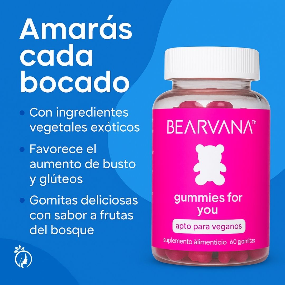Duo Bearvana-Apoya el bienestar de busto y gluteos.