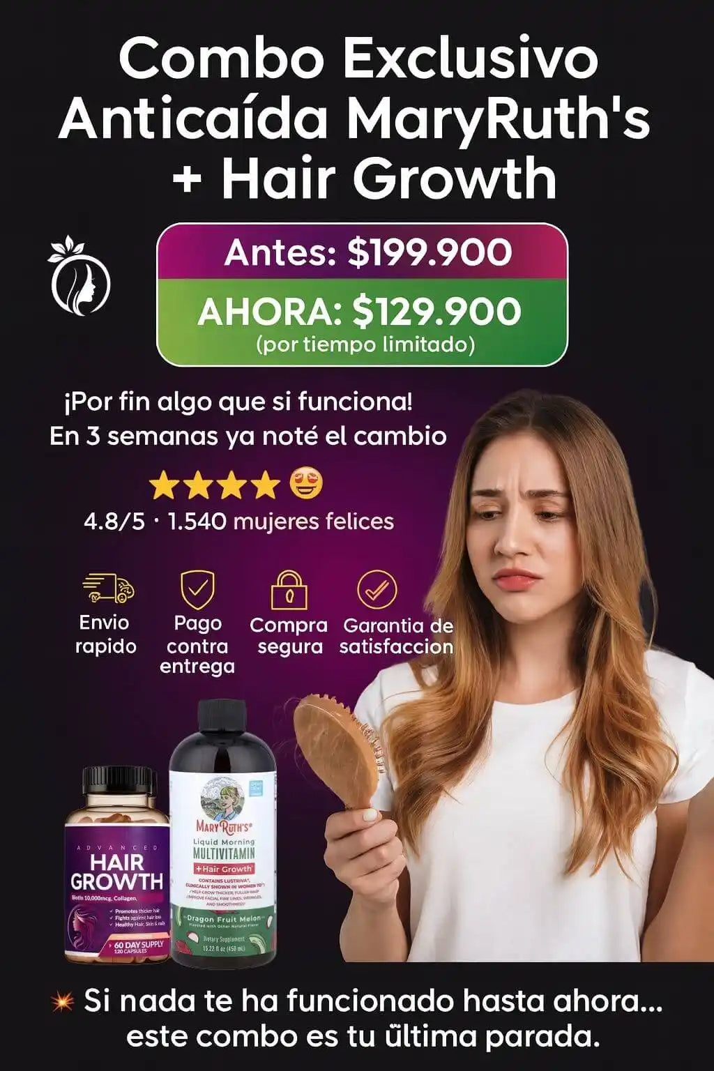 Combo Hair Growth + Mary Ruth's