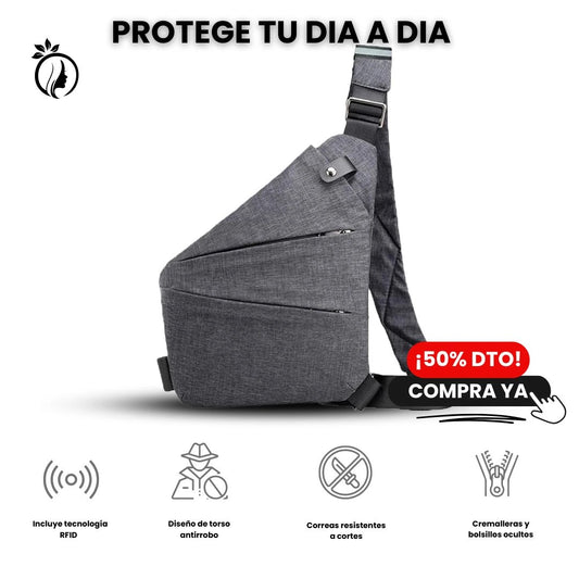 FlyHugz® Bolso Antirrobo Lleva Todo Seguro