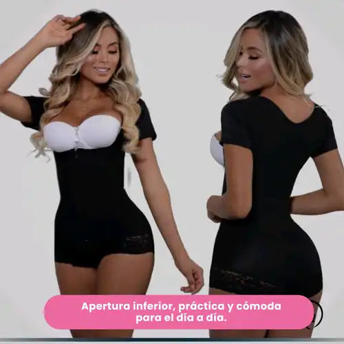 Faja Cachetera con Tira Mixta de Alta Compresion