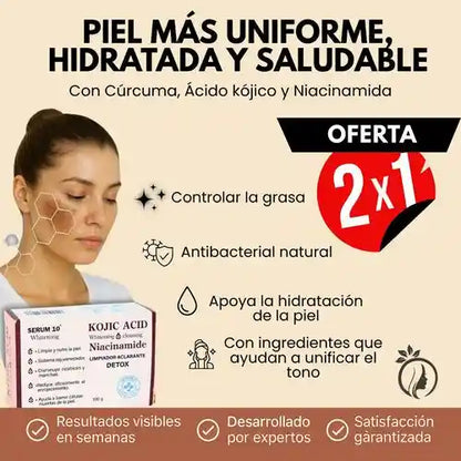 Jabón Aclarante de Cúrcuma y Niacinamida