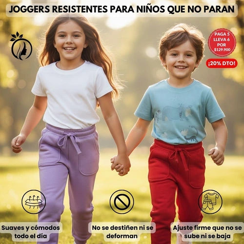 Super Pack: Joggers para niños comodidad + estilo