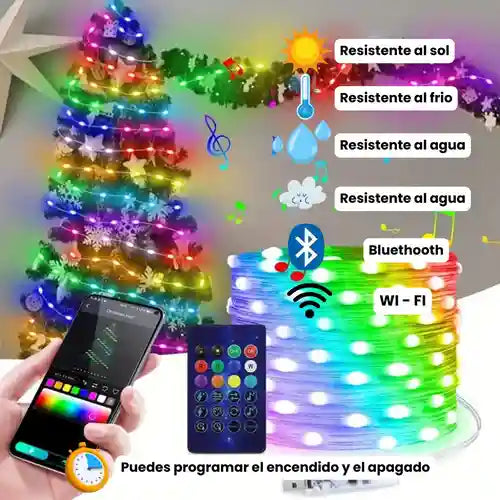 Luces navideñas inteligentes