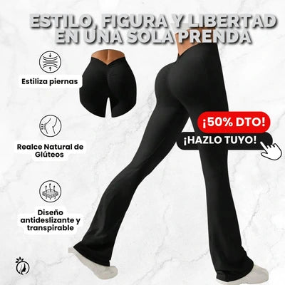 Leggings acampanados que favorecen tu silueta