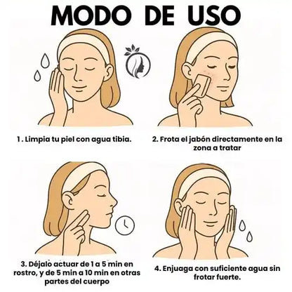 Jabón Aclarante de Cúrcuma y Niacinamida