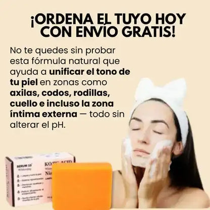 Jabón Aclarante de Cúrcuma y Niacinamida