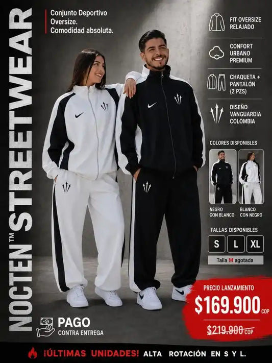 Conjunto Deportivo Unisex NOCTEN™ en Algodón Perchado