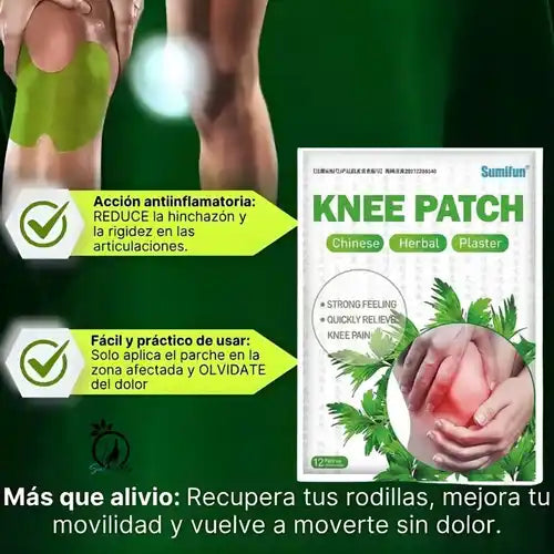 KneePatch® – Parches Naturales para el Dolor de Rodillas