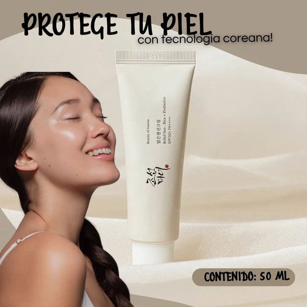 Protector Solar: Arroz + Probióticos