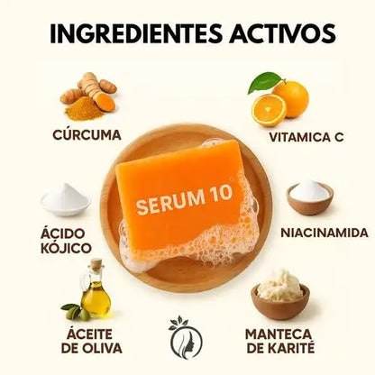 Jabón Aclarante de Cúrcuma y Niacinamida