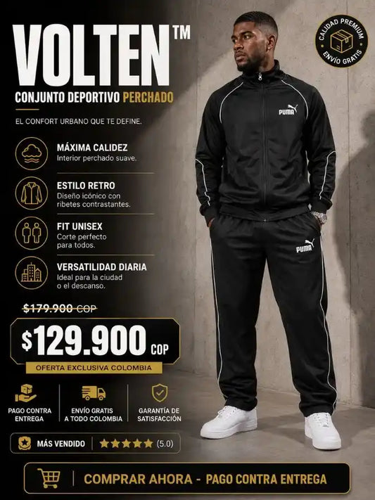 VOLTEN™ | Conjunto Deportivo Perchado de 2 Piezas- PUMA