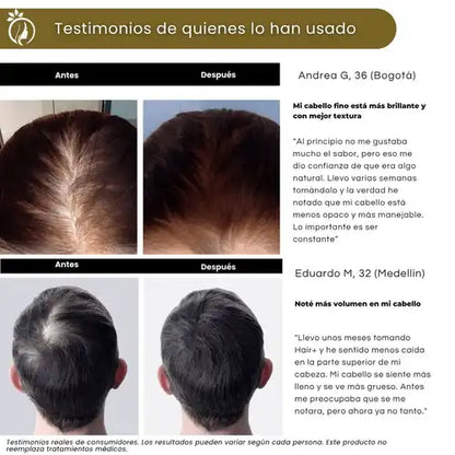 Hair+ BigVital Nutrición real para tu cabello