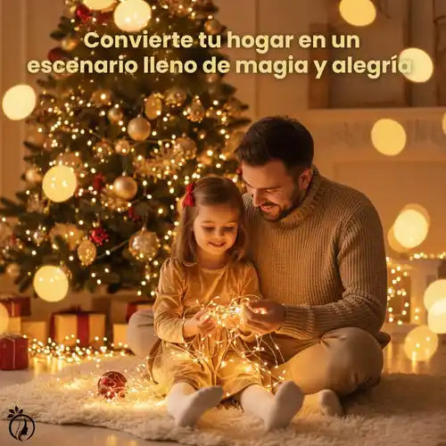 Guirnalda 50 metros 400 LED- Decora fácil, rápido y bonito